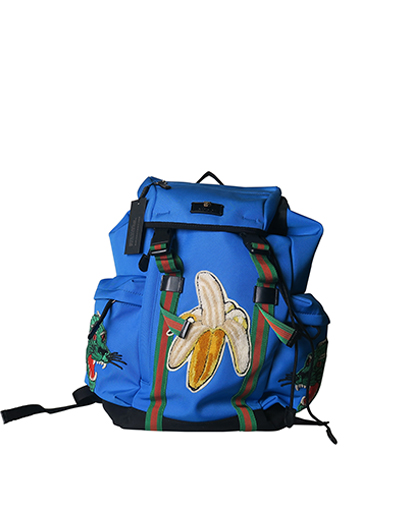 Appliqued Banana Backpack, front view